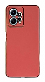 Eiroo Borderline Xiaomi Redmi Note 12 4G Kamera Korumal Krmz Silikon Klf