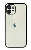 Eiroo Camera Protect iPhone 11 Kamera Korumal Siyah Silikon Klf