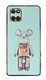 Eiroo Candy Bear Samsung Galaxy Note 10 Lite Standl Yeil Silikon Klf