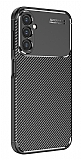 Eiroo Carbon Shield Samsung Galaxy A14 Ultra Koruma Siyah Klf