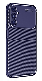 Eiroo Carbon Shield Samsung Galaxy A54 Ultra Koruma Lacivert Klf