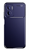 Eiroo Carbon Shield Xiaomi Redmi Note 11E Ultra Koruma Lacivert Klf