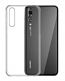 Eiroo Clear Hybrid Huawei P20 Silikon Kenarl effaf Rubber Klf