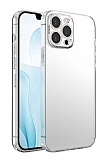Eiroo Clearly iPhone 13 Pro Max Kamera Korumal effaf Silikon Klf