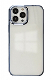 Eiroo Color Series iPhone 13 Pro Mavi Rubber Klf