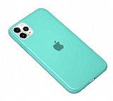 Eiroo Elegant iPhone 11 Pro Mavi Silikon Klf