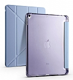 Eiroo Fold iPad 10.2 2020 Kalemlikli Standl Mavi Klf