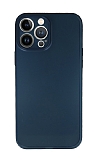 Eiroo Ghost Thin iPhone 13 Pro Ultra nce Mavi Rubber Klf