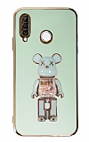 Eiroo Huawei P30 Lite Candy Bear Standl Yeil Silikon Klf