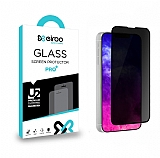 Eiroo iPhone 13 Pro Max Full Privacy Tempered Glass Cam Ekran Koruyucu