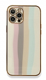 Eiroo Hued iPhone 11 Pro Cam Beyaz Rubber Klf