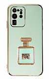 Eiroo Samsung Galaxy S20 Ultra Aynal Parfm Standl Yeil Silikon Klf