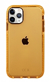 Eiroo Jelly iPhone 11 Pro Max Turuncu Silikon Klf