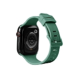 Eiroo KRD-23 Apple Watch 7 Koyu Yeil Silikon Kordon (41 mm)