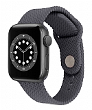 Eiroo KRD-37 Apple Watch / Watch 2 / Watch 3 Gri Silikon Kordon 38mm