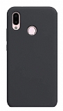Eiroo Lansman Huawei P20 Lite Siyah Silikon Klf