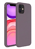 Eiroo Lansman iPhone 11 Mor Silikon Klf