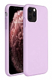 Eiroo Lansman iPhone 11 Pro Lila Silikon Klf