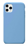 Eiroo Lansman iPhone 11 Pro Max Mavi Silikon Klf