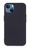 Eiroo Lansman iPhone 13 Siyah Silikon Klf