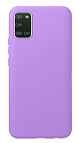 Eiroo Lansman Samsung Galaxy A31 Lila Silikon Klf