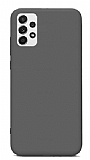 Eiroo Lansman Samsung Galaxy A52 / A52 5G Gri Silikon Klf