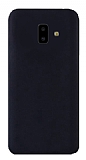 Eiroo Lansman Samsung Galaxy J6 Plus Siyah Silikon Klf