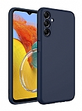 Eiroo Lansman Samsung Galaxy M14 Kamera Korumal Lacivert Silikon Klf