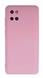 Eiroo Lansman Samsung Galaxy Note 10 Lite Kamera Korumal Pembe Silikon Klf