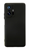 Eiroo Lansman Xiaomi 11T Pro Kamera Korumal Siyah Silikon Klf