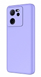Eiroo Lansman Xiaomi 13T / 13T Pro Lila Silikon Klf
