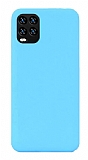 Eiroo Lansman Xiaomi Mi 10 Lite Mavi Silikon Klf