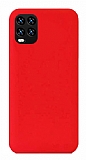 Eiroo Lansman Xiaomi Mi 10 Lite Krmz Silikon Klf