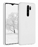 Eiroo Lansman Xiaomi Redmi Note 8 Pro Beyaz Silikon Klf