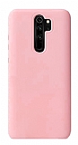 Eiroo Lansman Xiaomi Redmi Note 8 Pro Pembe Silikon Klf