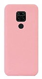 Eiroo Lansman Xiaomi Redmi Note 9 Pembe Silikon Klf