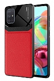 Eiroo Harbor Samsung Galaxy A71 Krmz Silikon Klf