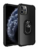 Eiroo Magnetics iPhone 11 Pro Max Ultra Koruma Siyah Klf