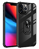 Eiroo Magnetics iPhone 13 Pro Max Ultra Koruma Siyah Klf