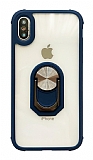 Eiroo Magnetics iPhone X / XS Ultra Koruma Lacivert Klf