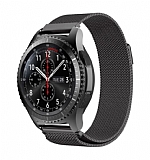 Eiroo Milanese Loop Huawei Watch GT 2e Siyah Metal Kordon (46 mm)