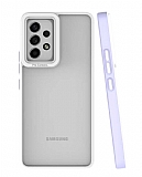 Eiroo Mima Samsung Galaxy A53 5G Kamera Korumal Lila Rubber Klf
