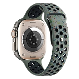 Eiroo New Series Apple Watch Silikon Haki Kordon (44mm)