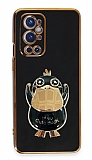 Eiroo rdek OnePlus 9 Pro Standl Siyah Silikon Klf