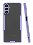 Eiroo Painted Samsung Galaxy A04s Kamera Korumal Mor Klf