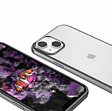 Eiroo Pixel iPhone 13 Siyah Rubber Klf