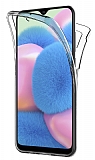 Eiroo Protection Samsung Galaxy A30S 360 Derece Koruma effaf Silikon Klf