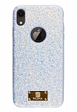 Eiroo Puloka iPhone XS Max Iltl Mavi Silikon Klf