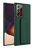 Eiroo Qstand Samsung Galaxy Note 20 Ultra Yeil Silikon Klf