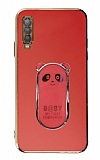 Eiroo Samsung Galaxy A30S Baby Panda Standl Krmz Silikon Klf